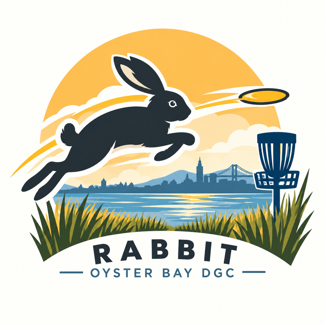 Rabbit — Oyster Bay Disc Golf Club layout artwork