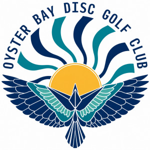 Oyster Bay club bird and sun emblem